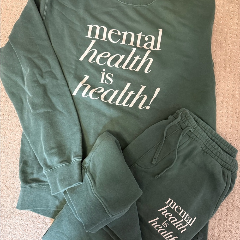Green Mental Health Joggers